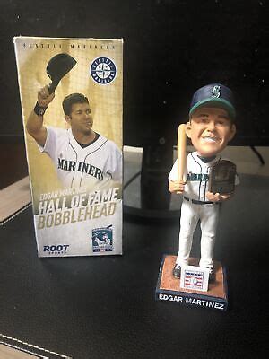 edgar martinez autograph|edgar martinez bobblehead value.